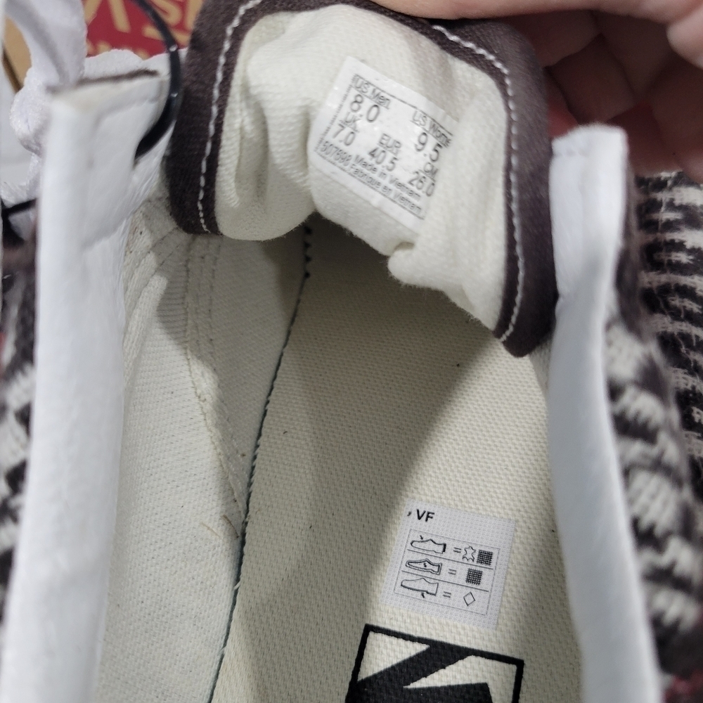 New Vans Fair Isle Old Skool  Sneakers Womens Size 9.5 Men's 8 - Picture 3 of 7